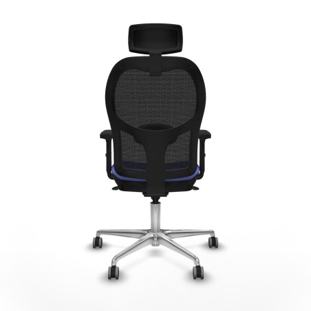 Sedia Ufficio con Poggiatesta Jorquera Piqueras y Crespo 2D086G2 Azzur