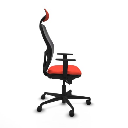 Chaise de Bureau Piqueras y Crespo 1D036N1 Orange Foncé 2