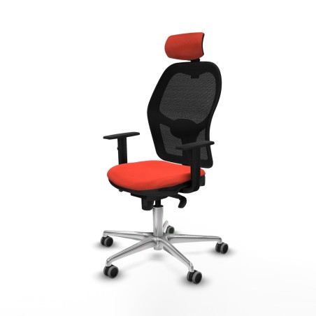 Chaise de Bureau Piqueras y Crespo 1D086G2 Orange Foncé