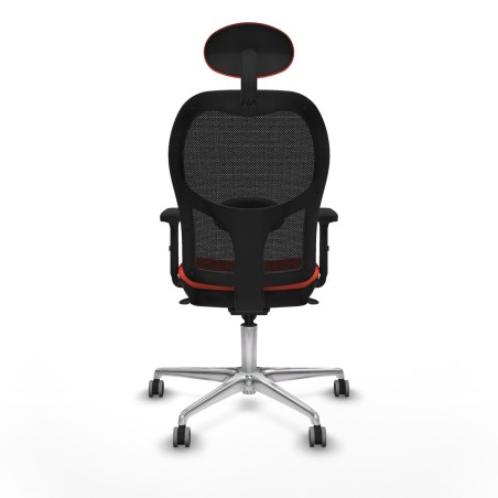 Sedia Ufficio con Poggiatesta Jorquera Piqueras y Crespo 2D086G1 Aranc