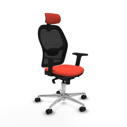 Bürostuhl mit Kopfstütze Jorquera Piqueras y Crespo 2D086N2 Dunkelor