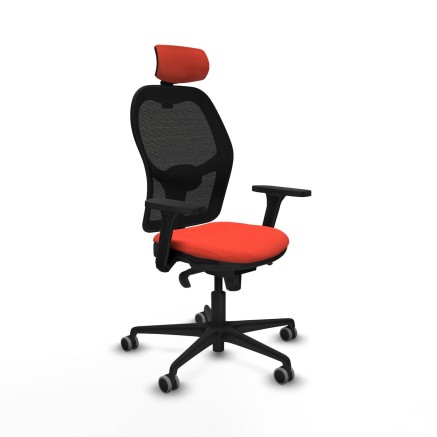 Sedia Ufficio con Poggiatesta Jorquera Piqueras y Crespo 3D036G2 Aranc