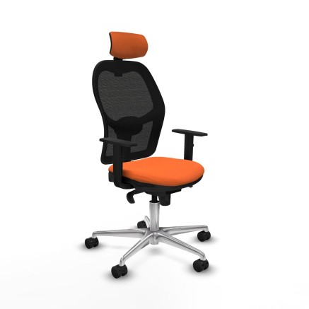 Bürostuhl mit Kopfstütze Jorquera Piqueras y Crespo 1D086N2 Orange