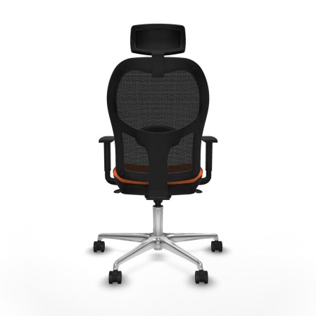 Office Chair with Headrest Jorquera Piqueras y Crespo 1D086N2 Orange