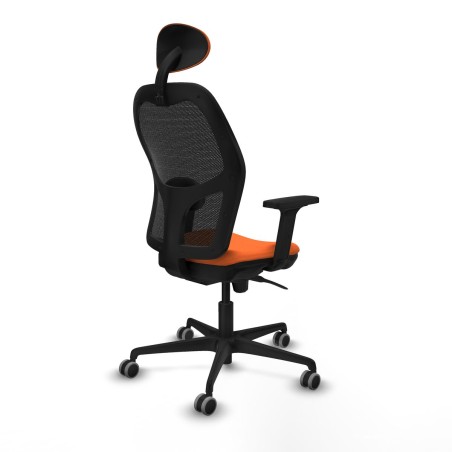 Office Chair with Headrest Jorquera Piqueras y Crespo 2D036G1 Orange