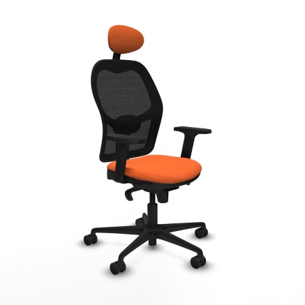 Bürostuhl mit Kopfstütze Jorquera Piqueras y Crespo 2D036N1 Orange