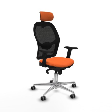 Bürostuhl mit Kopfstütze Jorquera Piqueras y Crespo 2D086G2 Orange