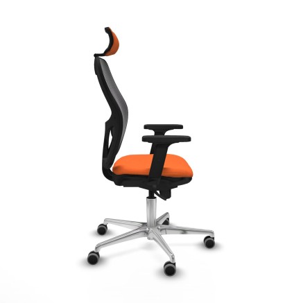 Office Chair with Headrest Jorquera Piqueras y Crespo 2D086G2 Orange 2