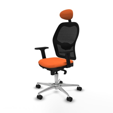 Office Chair with Headrest Jorquera Piqueras y Crespo 2D086N1 Orange