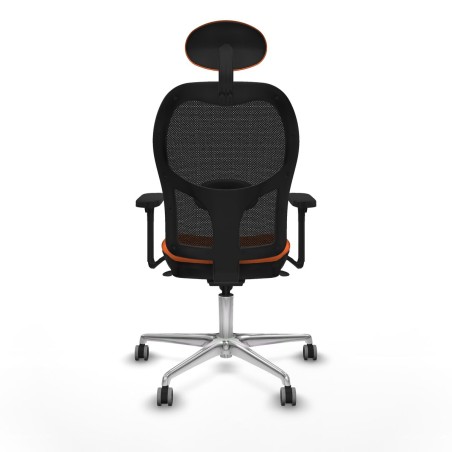 Sedia Ufficio con Poggiatesta Jorquera Piqueras y Crespo 3D086G1 Aranc