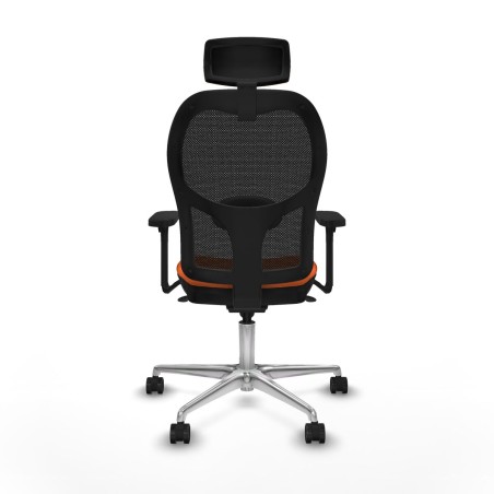 Sedia Ufficio con Poggiatesta Jorquera Piqueras y Crespo 3D086N2 Aranc