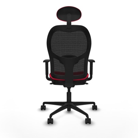 Bürostuhl mit Kopfstütze Jorquera Piqueras y Crespo 1D036N1 Rot