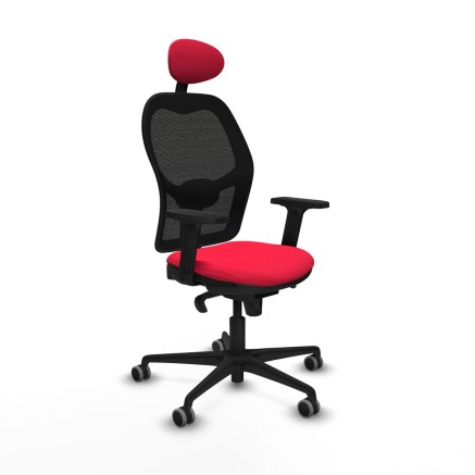 Bürostuhl mit Kopfstütze Jorquera Piqueras y Crespo 2D036G1 Rot