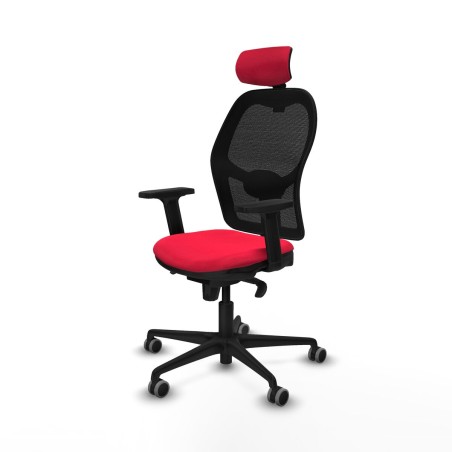 Sedia Ufficio con Poggiatesta Jorquera Piqueras y Crespo 2D036G2 Rosso
