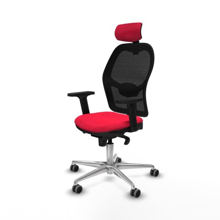 Sedia Ufficio con Poggiatesta Jorquera Piqueras y Crespo 2D086G2 Rosso