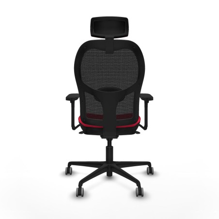 Bürostuhl mit Kopfstütze Jorquera Piqueras y Crespo 3D036G2 Rot