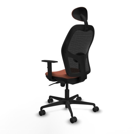 Sedia Ufficio con Poggiatesta Jorquera Piqueras y Crespo 1D036N1 Marro