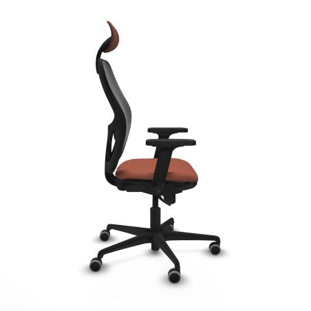 Office Chair with Headrest Jorquera Piqueras y Crespo 2D036G1 Brown Bl