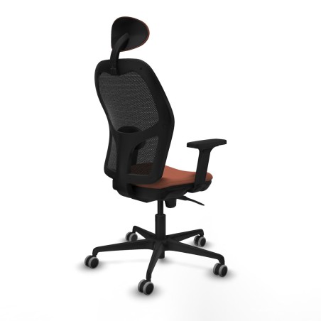 Office Chair with Headrest Jorquera Piqueras y Crespo 2D036G1 Brown Bl