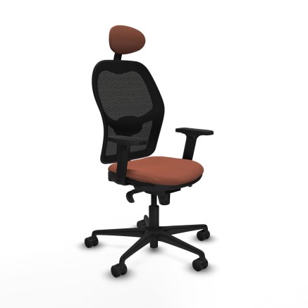 Bürostuhl mit Kopfstütze Jorquera Piqueras y Crespo 2D036N1 Braun Sc
