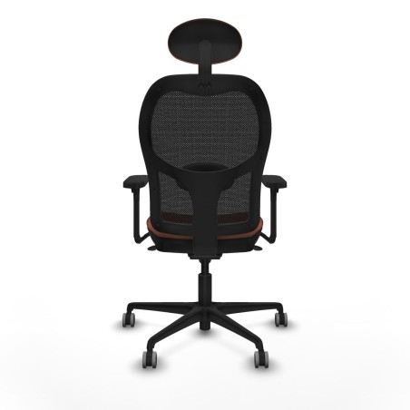Sedia Ufficio con Poggiatesta Jorquera Piqueras y Crespo 3D036G1 Marro
