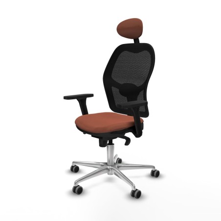 Office Chair with Headrest Jorquera Piqueras y Crespo 3D086G1 Brown Bl