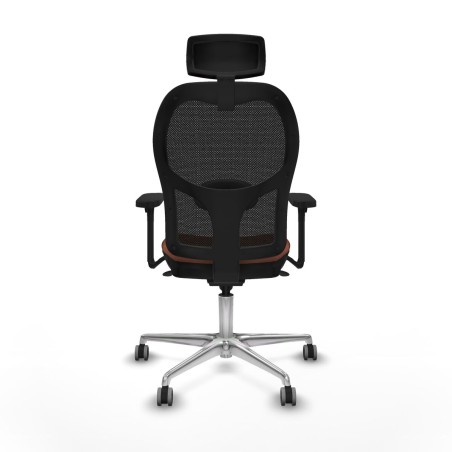 Office Chair with Headrest Jorquera Piqueras y Crespo 3D086G2 Brown Bl