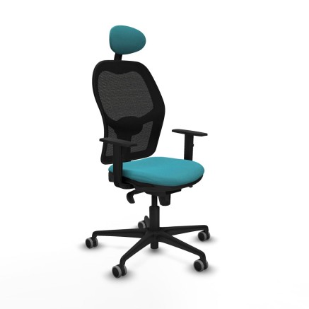 Office Chair with Headrest Jorquera Piqueras y Crespo 1D036G1 Turquois