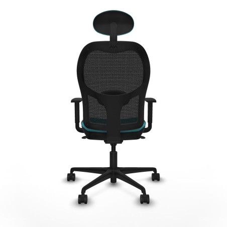 Chaise de Bureau Piqueras y Crespo 1D036N1 Turquoise