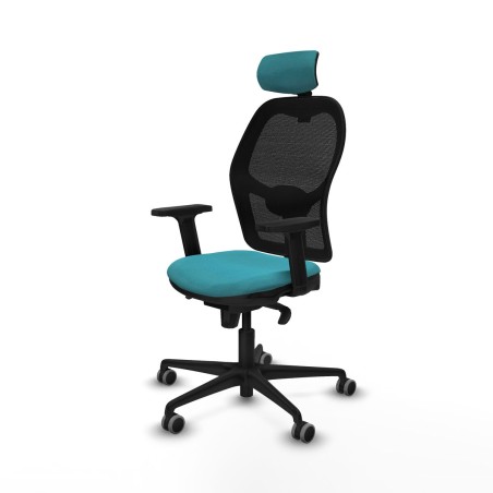 Sedia Ufficio con Poggiatesta Jorquera Piqueras y Crespo 2D036G2 Turch