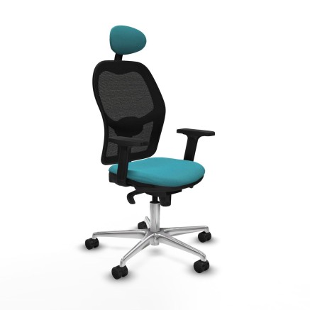Office Chair with Headrest Jorquera Piqueras y Crespo 2D086N1 Turquois