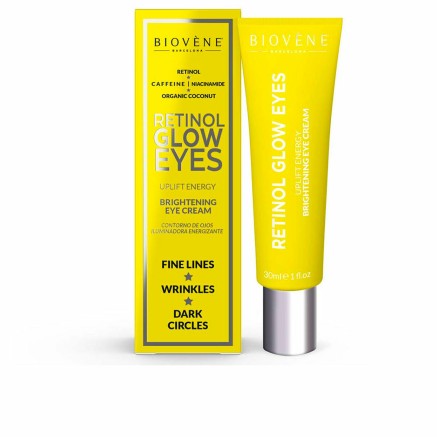 Anti-Veroudering Crème voor Ooggebied Biovène Retinol Glow Eyes 30 m