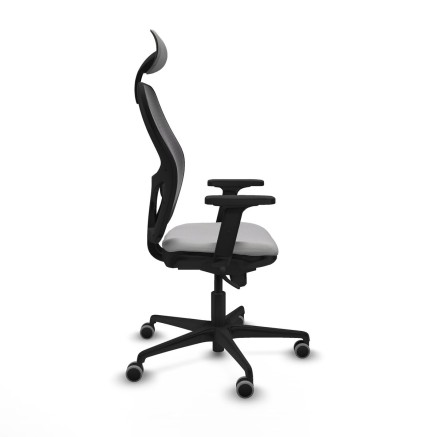 Sedia Ufficio con Poggiatesta Jorquera Piqueras y Crespo 2D036G1 Grigi 2