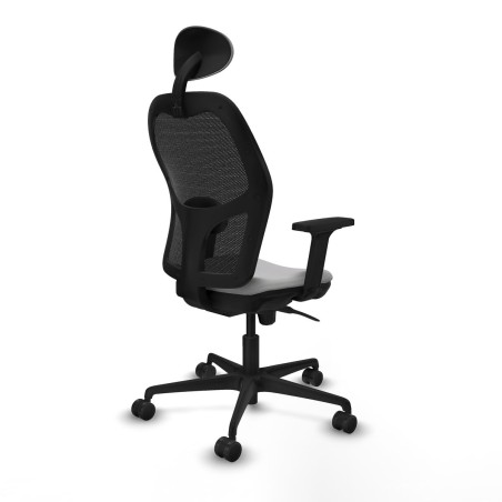 Sedia Ufficio con Poggiatesta Jorquera Piqueras y Crespo 2D036N1 Grigi