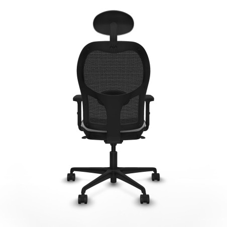Sedia Ufficio con Poggiatesta Jorquera Piqueras y Crespo 2D036N1 Grigi