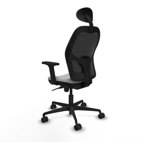 Sedia Ufficio con Poggiatesta Jorquera Piqueras y Crespo 2D036N1 Grigi