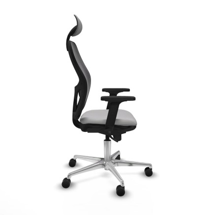 Office Chair with Headrest Jorquera Piqueras y Crespo 2D086N1 Light gr 2
