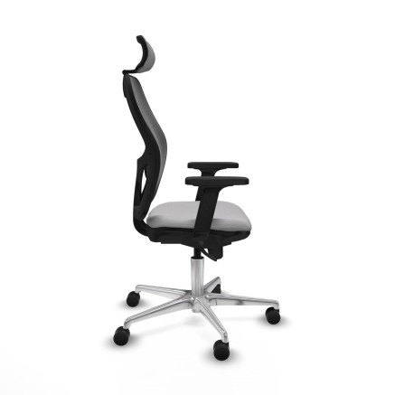 Office Chair with Headrest Jorquera Piqueras y Crespo 2D086N2 Light gr 2