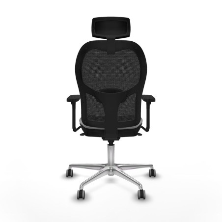 Sedia Ufficio con Poggiatesta Jorquera Piqueras y Crespo 3D086G2 Grigi