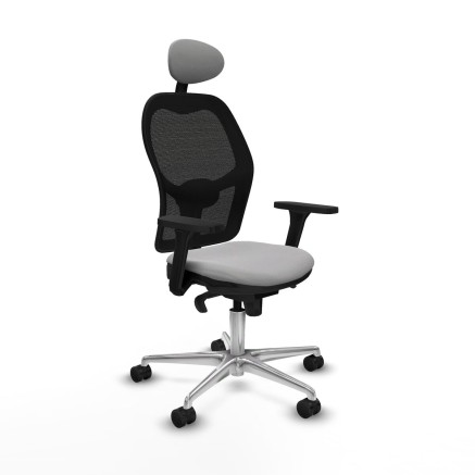 Office Chair with Headrest Jorquera Piqueras y Crespo 3D086N1 Light gr