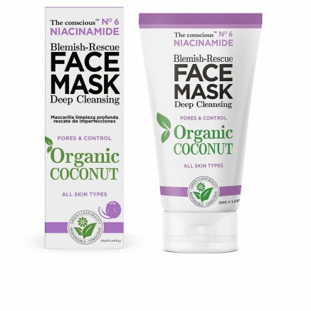 Feuchtigkeitsspendend Gesichtsmaske The Conscious Niacinamide Coco 50