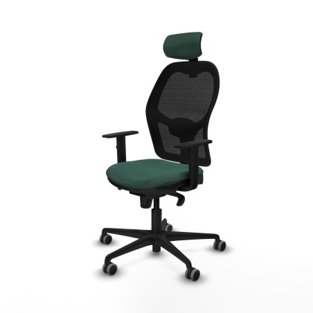 Office Chair with Headrest Jorquera Piqueras y Crespo 1D036G2 Green
