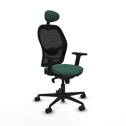 Sedia Ufficio con Poggiatesta Jorquera Piqueras y Crespo 2D036N1 Verde