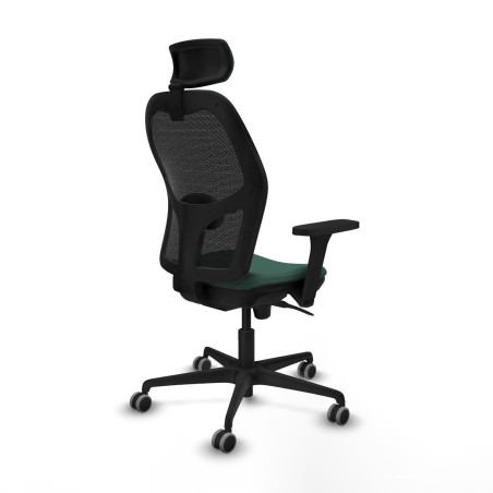 Sedia Ufficio con Poggiatesta Jorquera Piqueras y Crespo 3D036G2 Verde