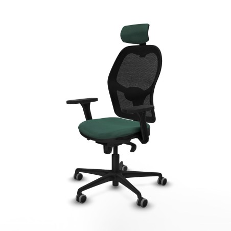 Sedia Ufficio con Poggiatesta Jorquera Piqueras y Crespo 3D036G2 Verde