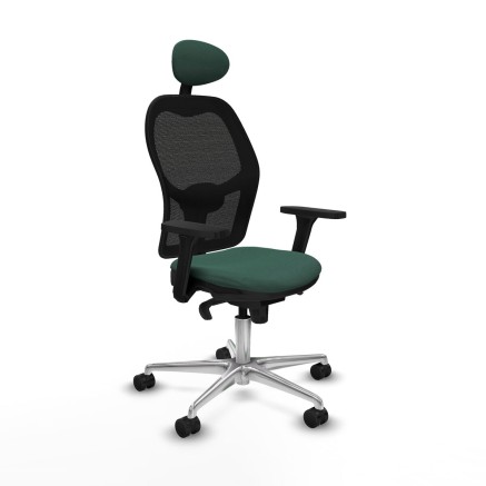 Sedia Ufficio con Poggiatesta Jorquera Piqueras y Crespo 3D086N1 Verde
