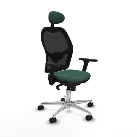 Sedia Ufficio con Poggiatesta Jorquera Piqueras y Crespo 3D086N1 Verde