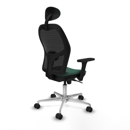Sedia Ufficio con Poggiatesta Jorquera Piqueras y Crespo 3D086N1 Verde