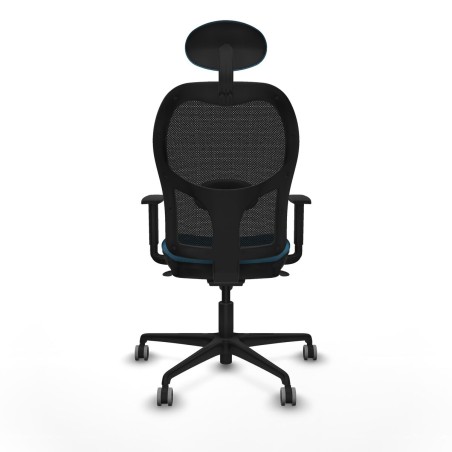 Bürostuhl Piqueras y Crespo 1D036G1 Schwarz Petroleum grün