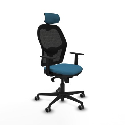 Chaise de Bureau Piqueras y Crespo 1D036G2 Noir Vert pétrole